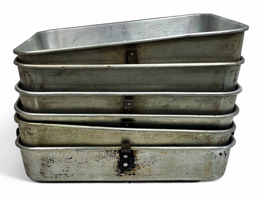 6x Leyse Aluminum Roasting Pans