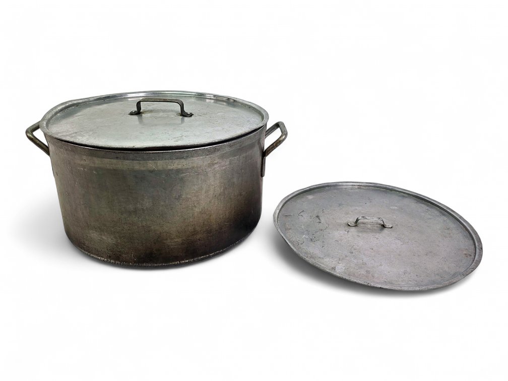 Large Dura Ware Aluminum Stockpot & Lid