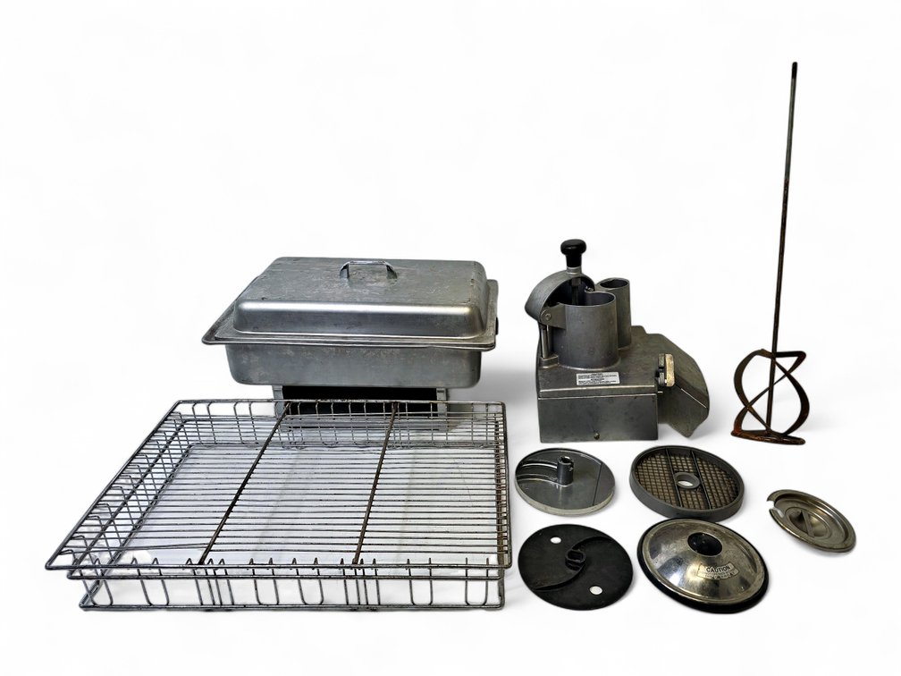 Raised Chafing Dish, Heavy-Duty Mixing Paddle & Robot Coupe Components