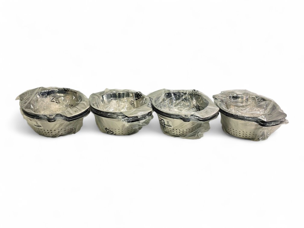 20x Colanders - Brand New, Stainless Steel