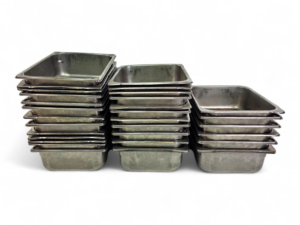 30x Steam Table Pans - Syscoware Stainless Steel & More