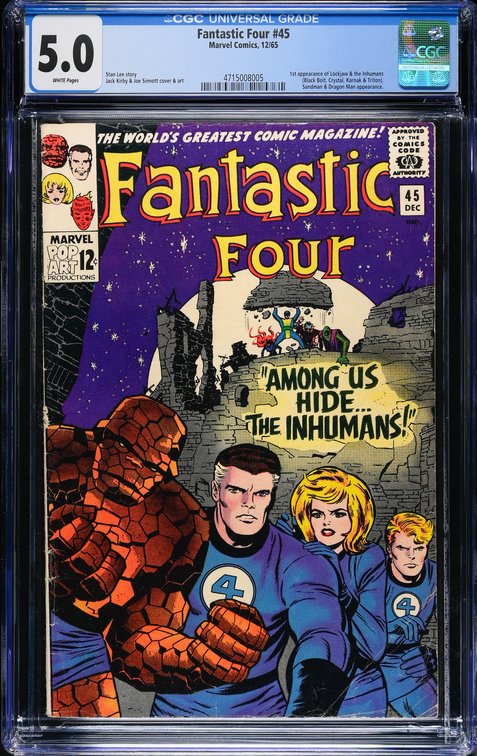 Fantastic Four #45 - CGC 5.0