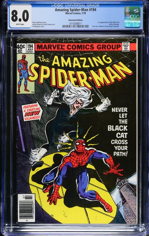The Amazing Spider-Man #194 - CGC 8.0