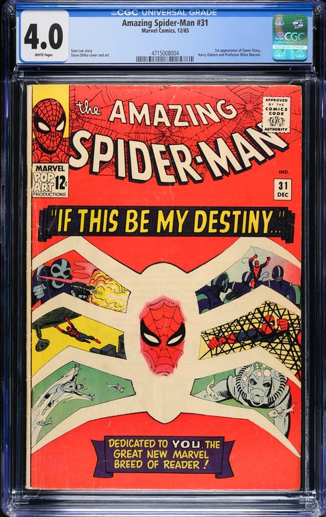 The Amazing Spider-Man #31 - CGC 4.0
