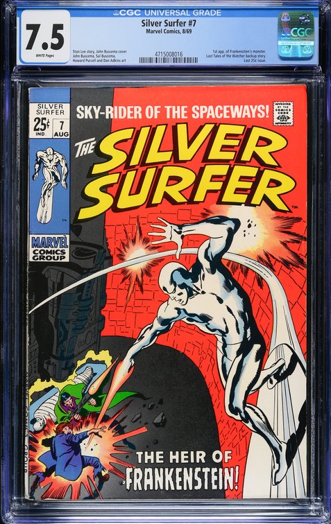 The Silver Surfer #7 - CGC 7.5