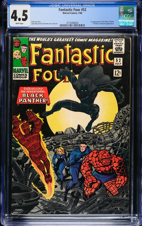 Fantastic Four #52 - CGC 4.5