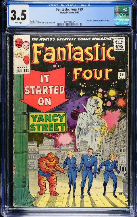 Fantastic Four #29 - CGC 3.5