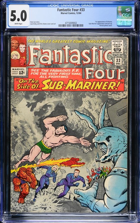 Fantastic Four #33 - CGC 5.0