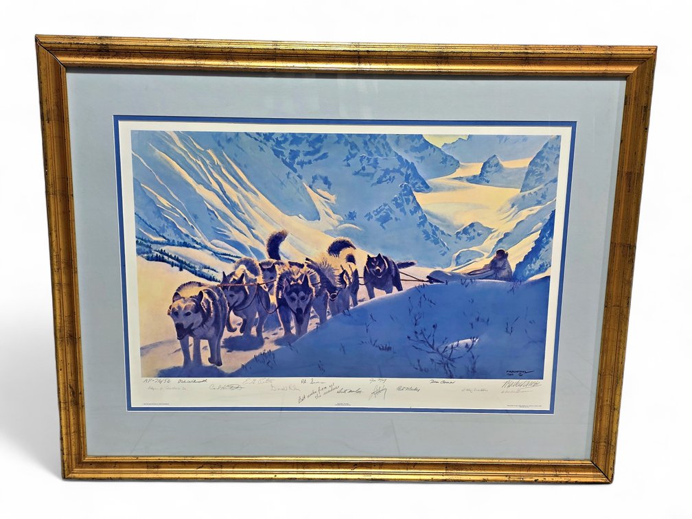 Fred Machetanz "Reaching the Pass" print