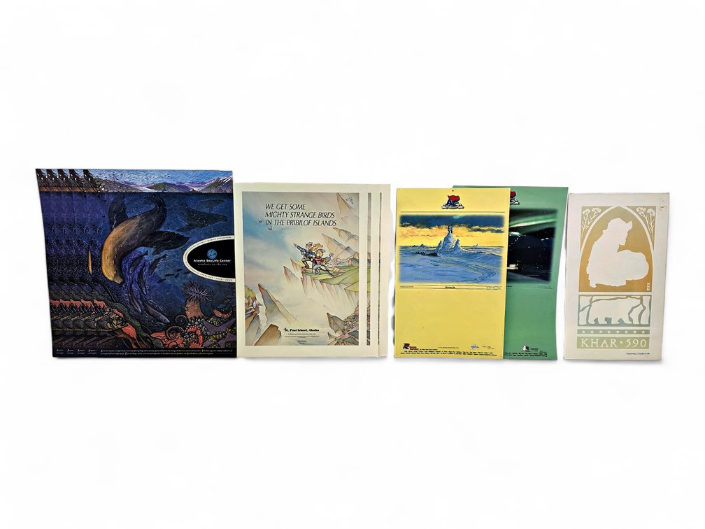 Marianne Wieland KHAR 590, Ray Troll Alaska SeaLife Center Prints & More
