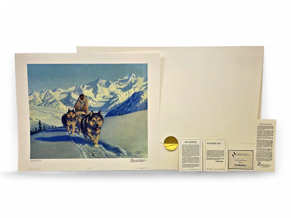 Fred Machetanz "The Nelchina Trail" Print