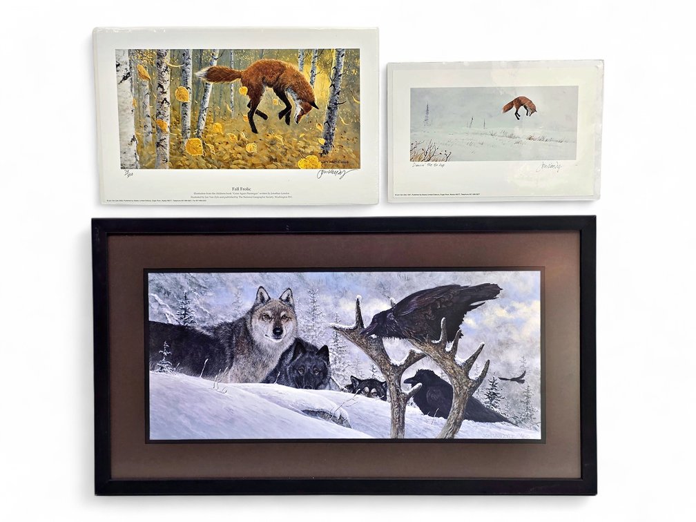 Jon Van Zyle Prints - "Fall Frolic", "Dancin' the Fox Hop" & "Moiety"