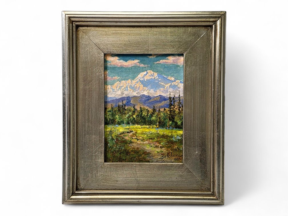 James Belcher Mt. McKinley Oil Painting