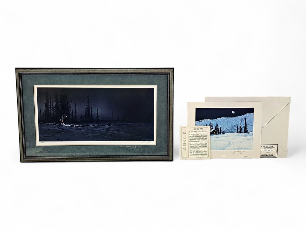 Jon Van Zyle "Kindle" & "Alaska Moonlight" Prints