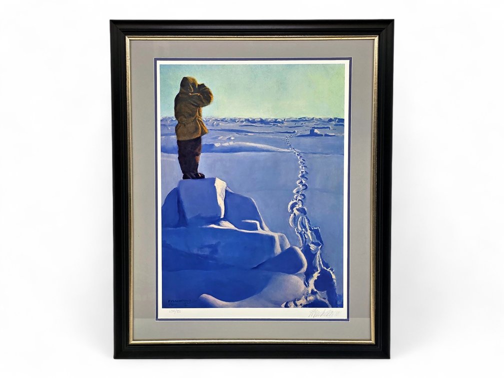 Fred Machetanz "Trail of the Great White Bear" Print