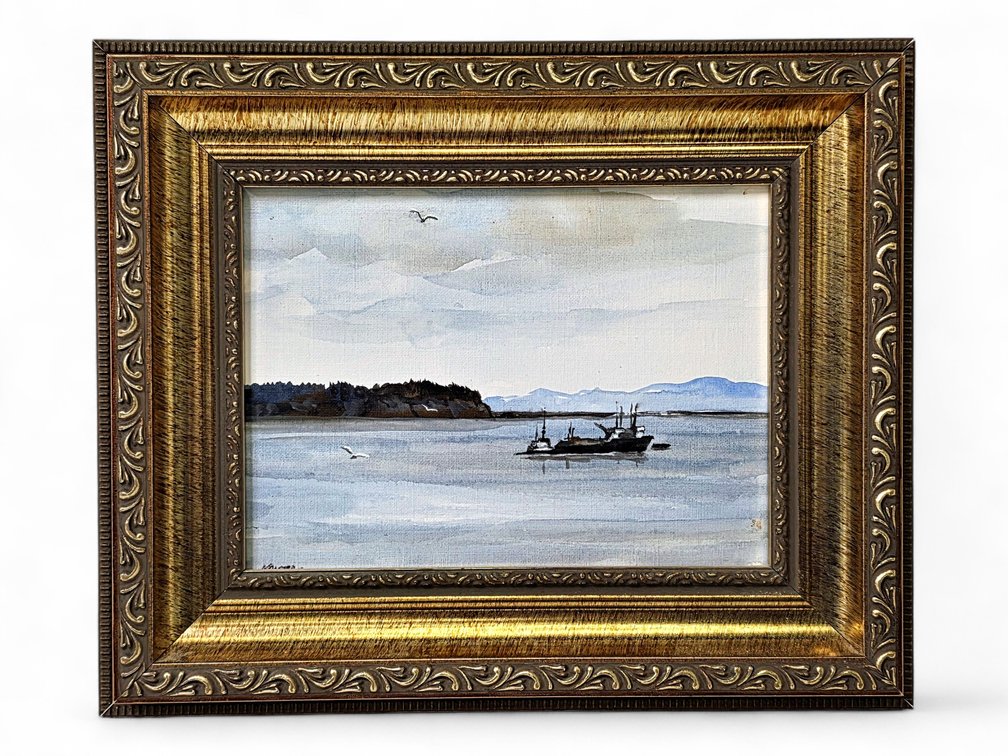 Don Kolstad "Shipcreek Barge" Original Painting