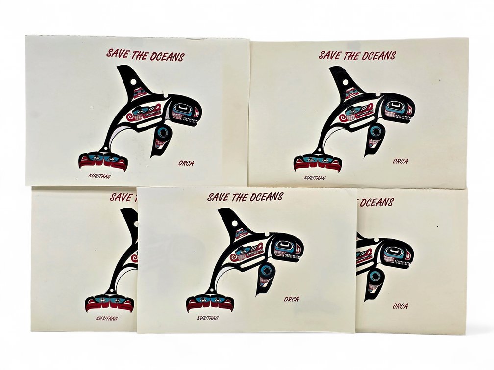 5x Harold Geoffrey "Kusitaan" Campbell "Save the Oceans" Prints