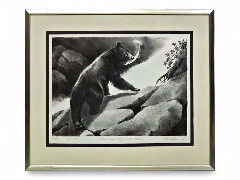 R.T. Wallen "Black Bear Study - Anan Creek" Print