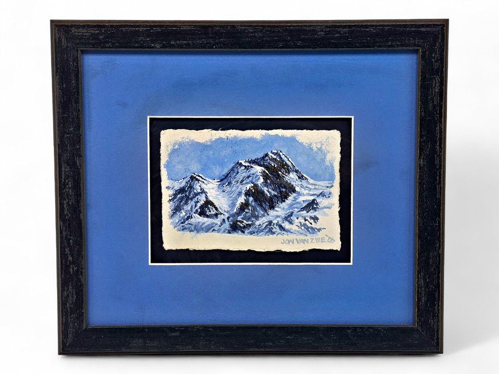 Jon Van Zyle "My Wrangell Mts." Painting