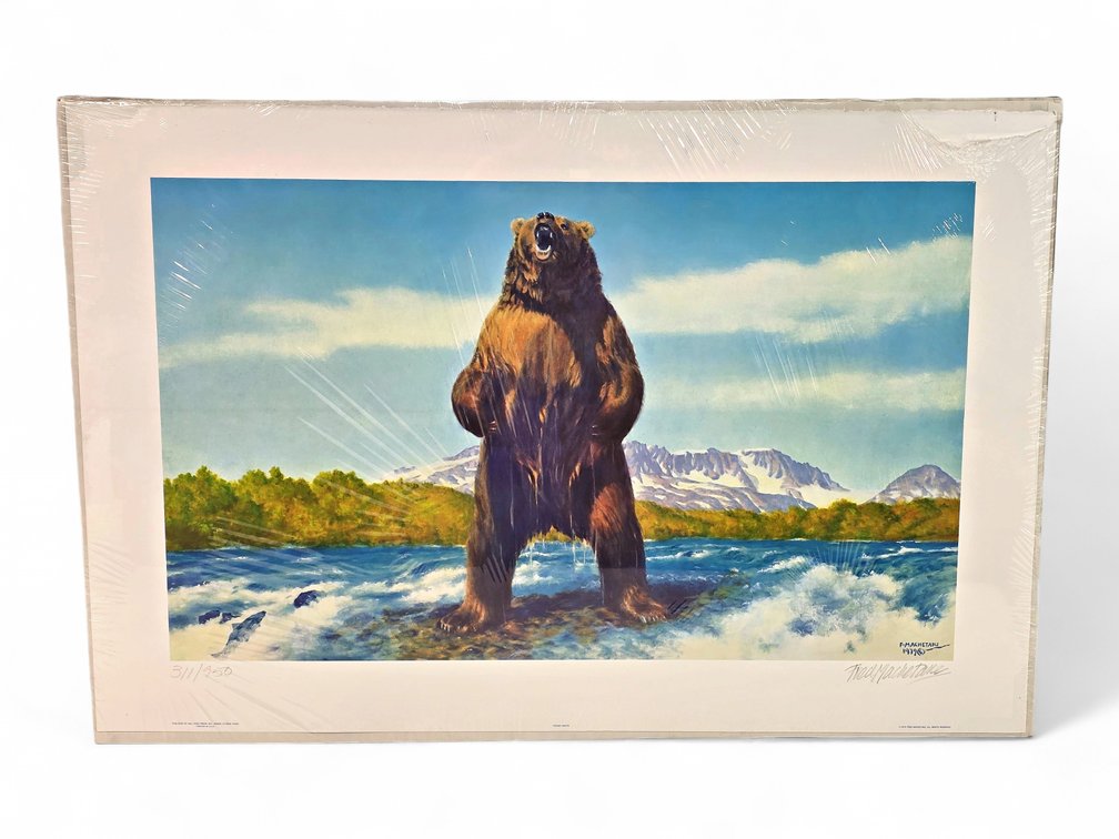 Fred Machetanz "Fishing Rights" Print