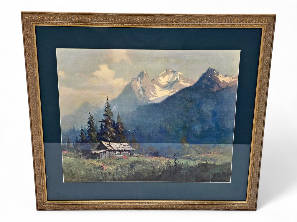 Sydney Laurence Mountain Cabin Print