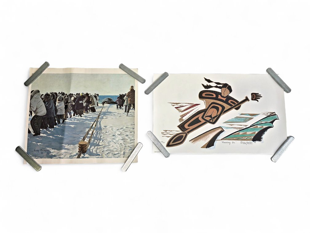 Kenny Eisenhour Whale Hunt & Cindy Martin "Pressing On" Prints