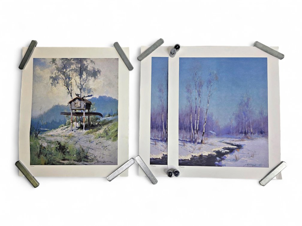 Sydney Laurence Woodland Cache & Winter Cabin Prints