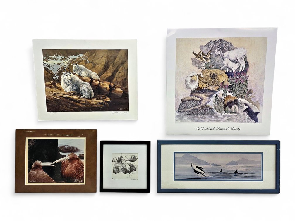 Kathleen V. Butts Mountain Goats & Didier Lindsey "Tusk, Tusk" Prints & More