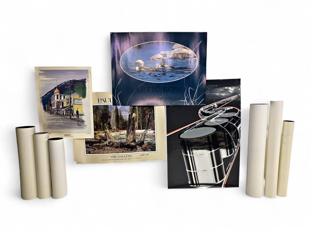 13x Alaska-Themed Prints - Paul Calle, Annette Hartzell, Byron Birdsall & More