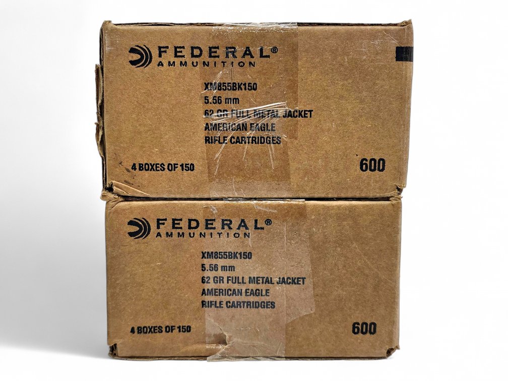 1200x Federal American Eagle 5.56mm Rounds