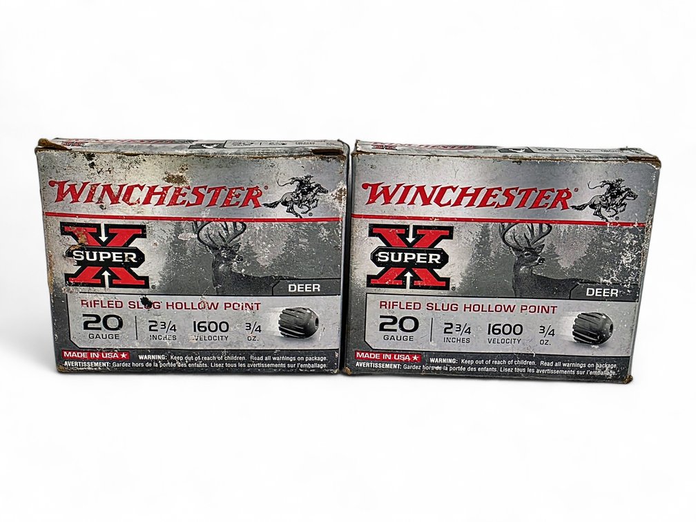 10x Winchester 20GA Slugs
