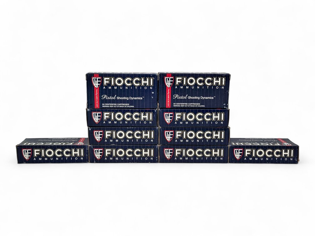 500x Fiocchi Pistol Shooting Dynamics 9mm Rounds