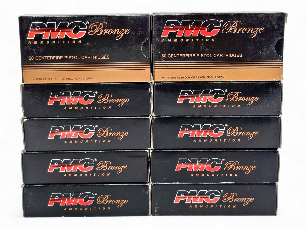 500x 485x PMC Bronze 9mm Rounds