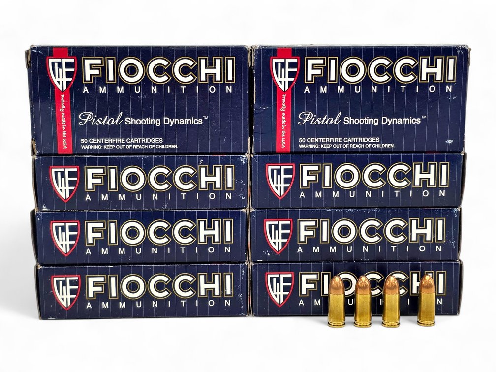 500x Fiocchi Pistol Shooting Dynamics 9mm Rounds