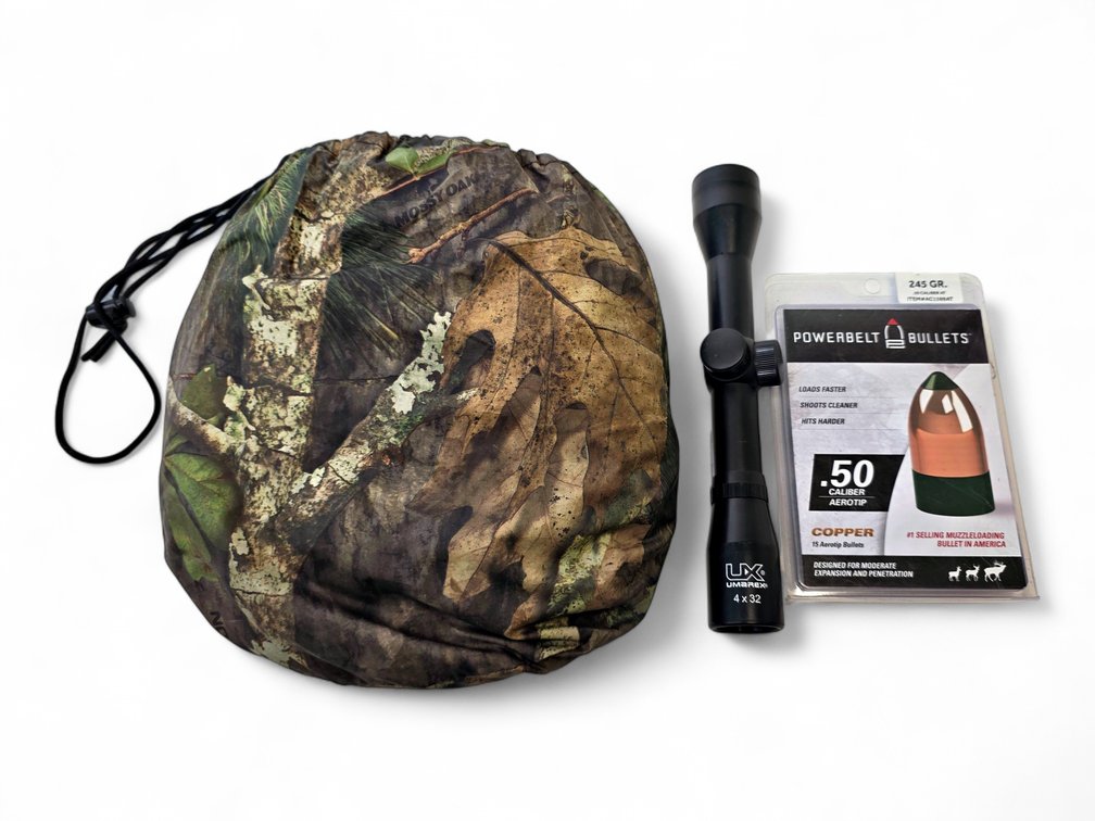 Umarex 4x32 Riflescope, Ameristep Blind & PowerBelt .50-Caliber Bullets