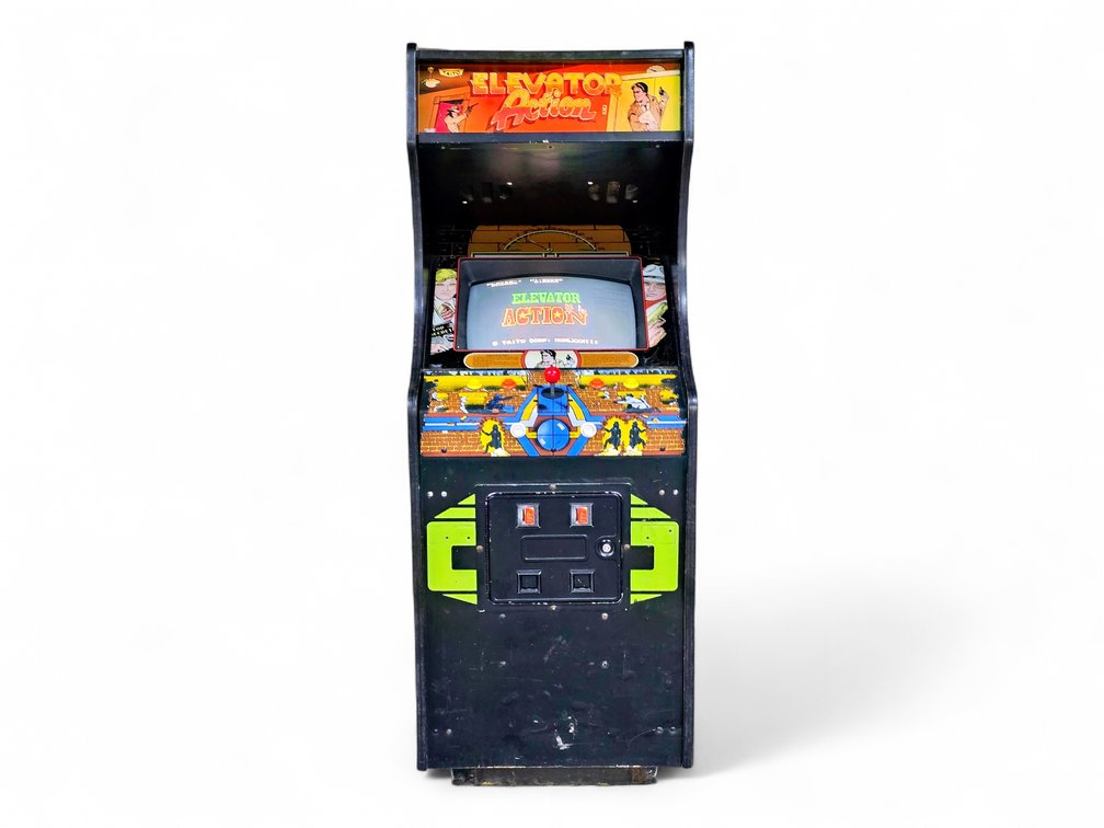 Vintage Taito "Elevator Action" Arcade Cabinet