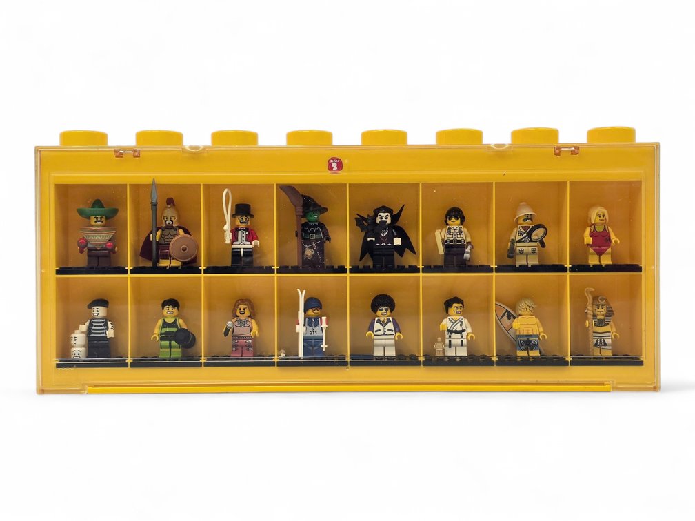 LEGO Minifigure Set w/ Display Case