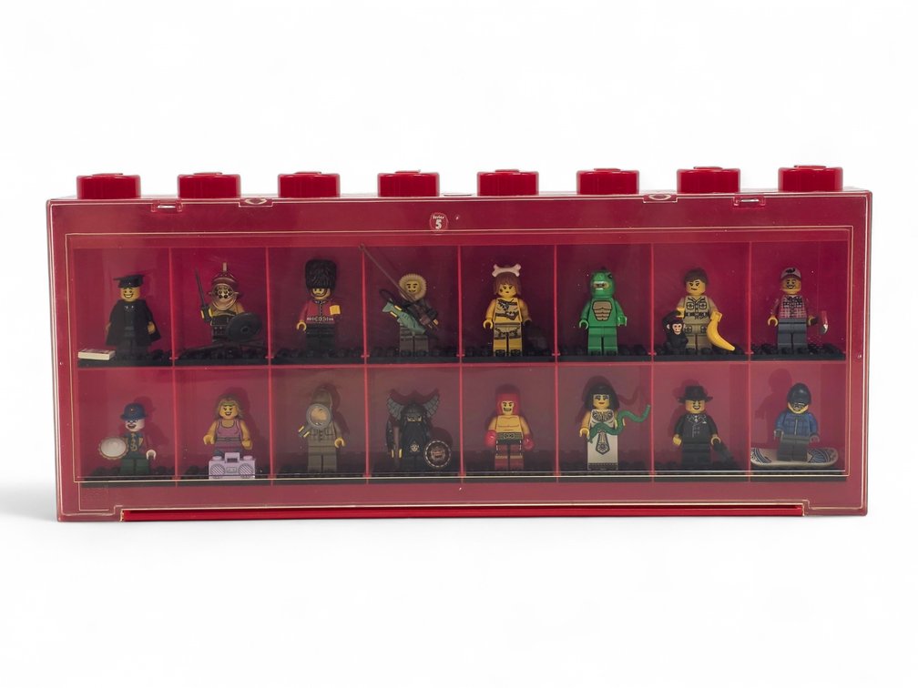 LEGO Minifigure Set w/ Display Case