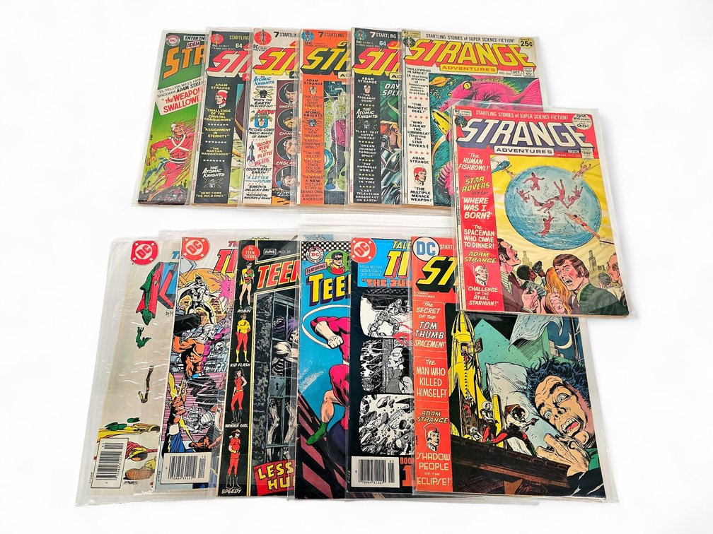 13x DC Comics - Strange Adventures, DC Comics Presents, Teen Titans & More