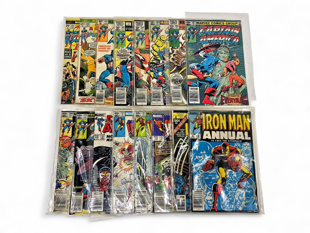 16x Marvel Comics - Iron Man & Captain America