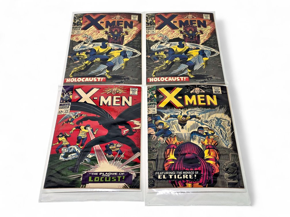 Marvel X-Men Comic Books #24, 25 & 26 - "Holocaust!", "Locust!" & "El Tigre!"