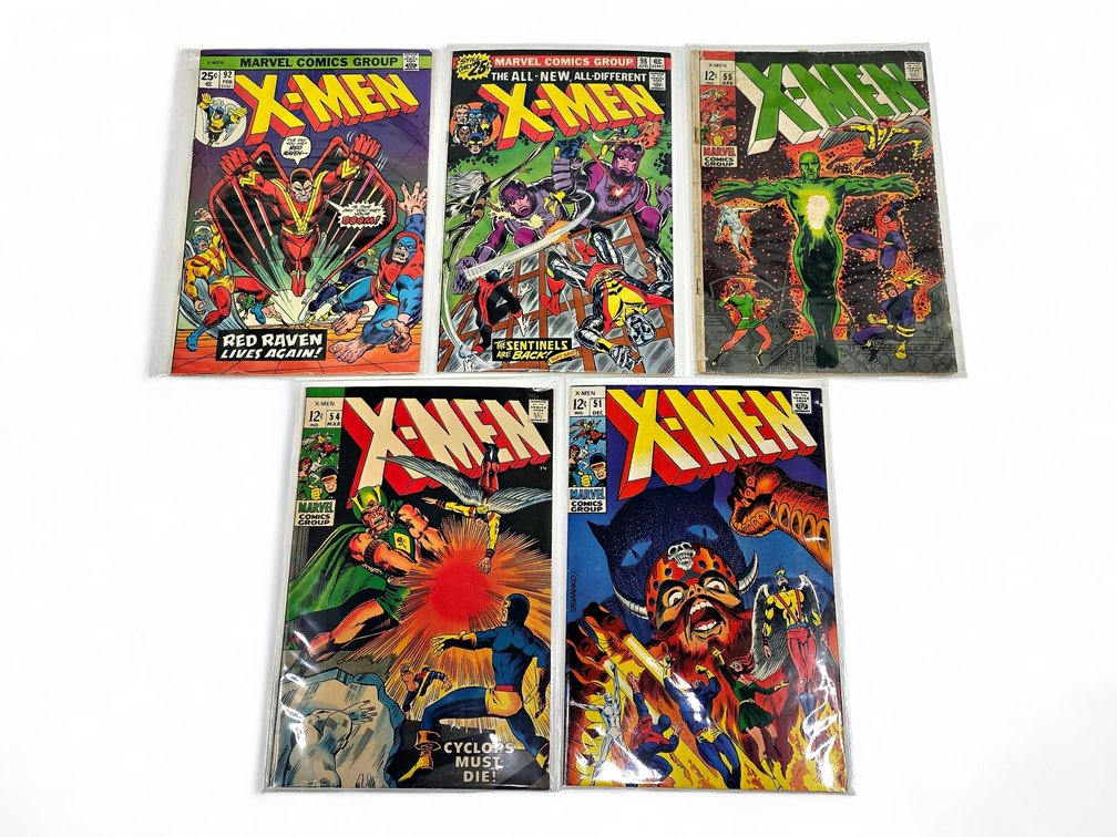 Marvel X-Men Comic Books - "Red Raven", "The Sentinels", "Cyclops" & More
