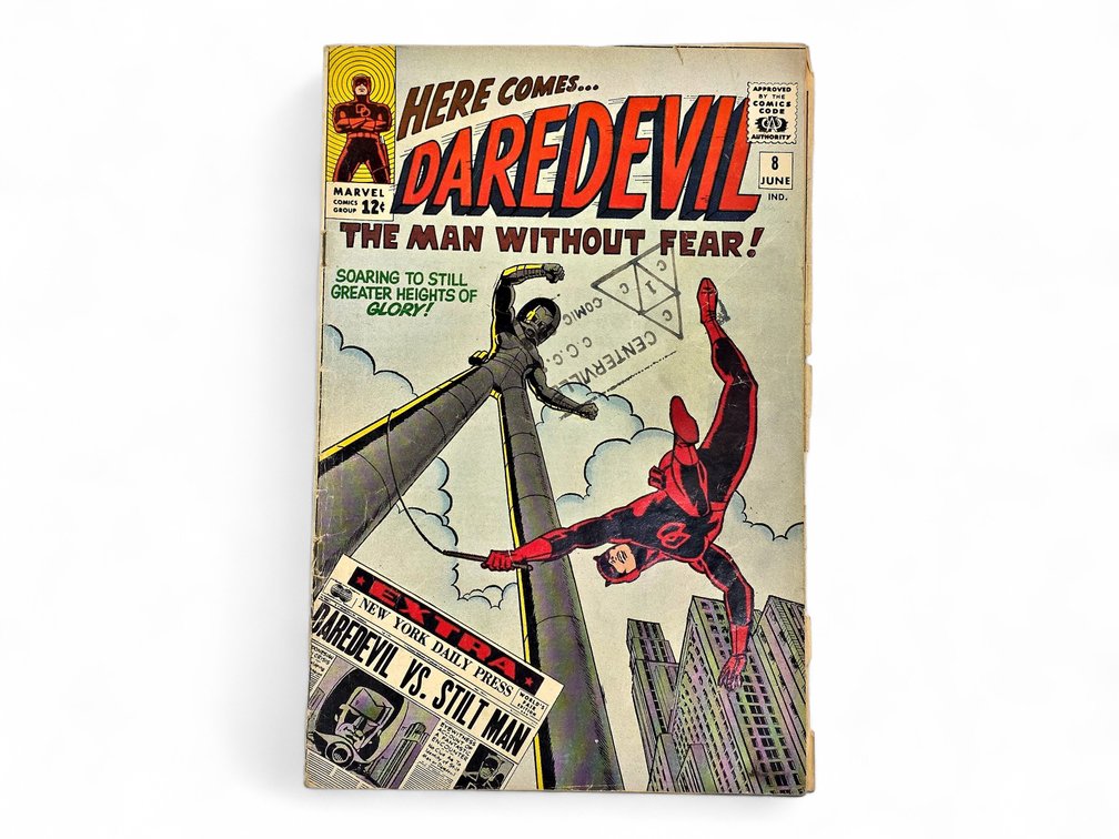 Marvel Here Comes Daredevil #8 Comic Book - "Daredevil vs. Stilt-Man!"