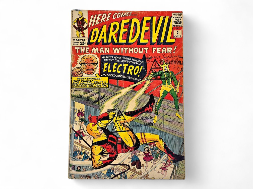 Marvel Here Comes Daredevil #2 Comic Book - "The Man Without Fear Battles Electro!"