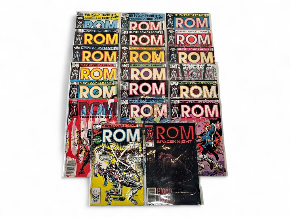 20x Marvel ROM & ROM Spaceknight Comic Books