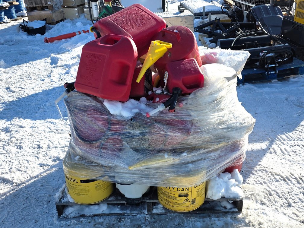 Empty Gasoline & Diesel Containers