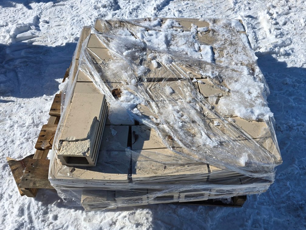 Pallet of Concrete Blocks