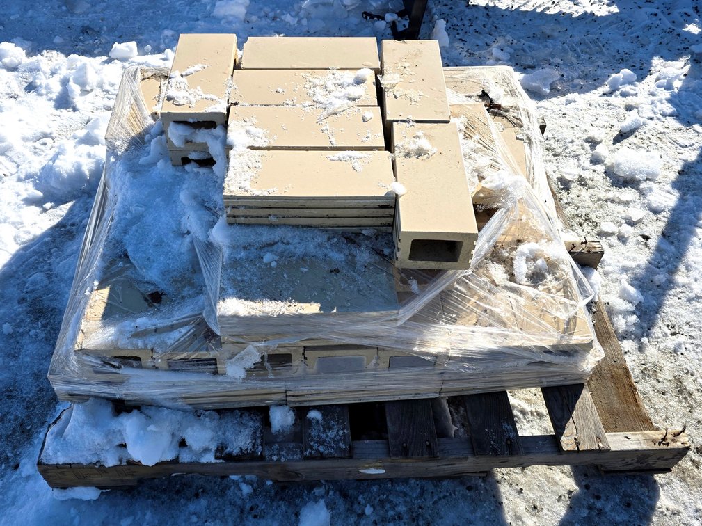 Pallet of Concrete Blocks