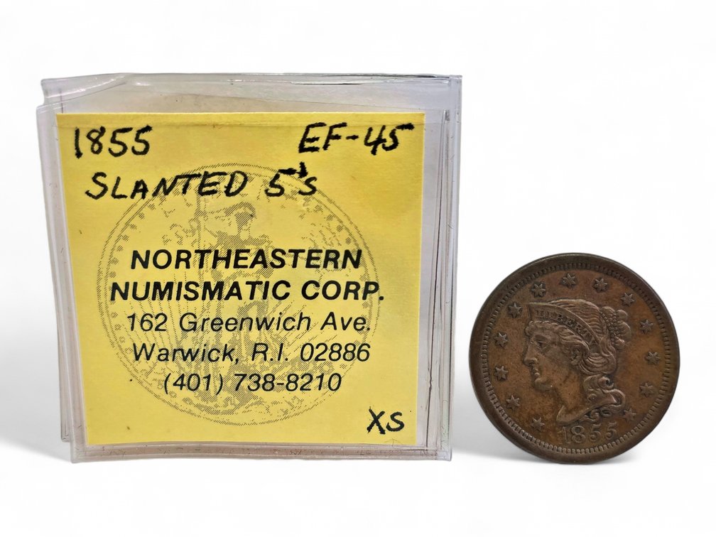 1855 Braided Hair Large Cent