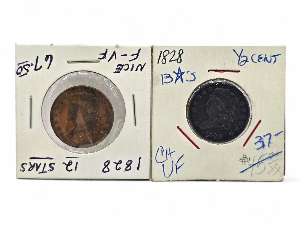 1828 Half Cent Piece (Classic Head)